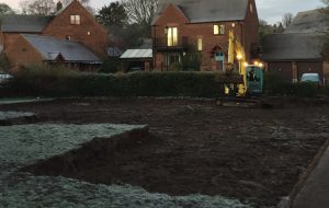 Area Being Excavated