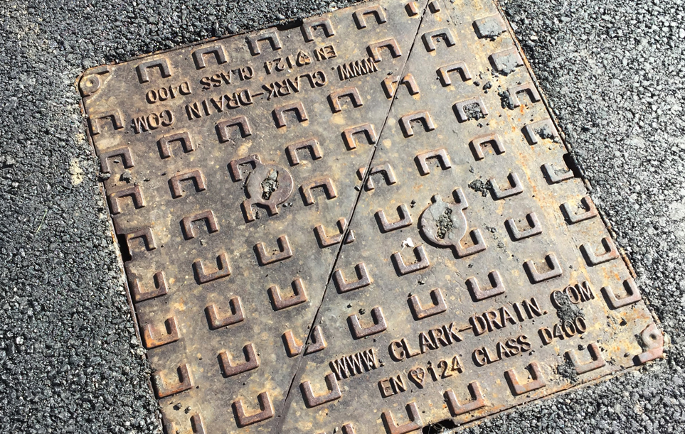 Ironworks Manhole Cover